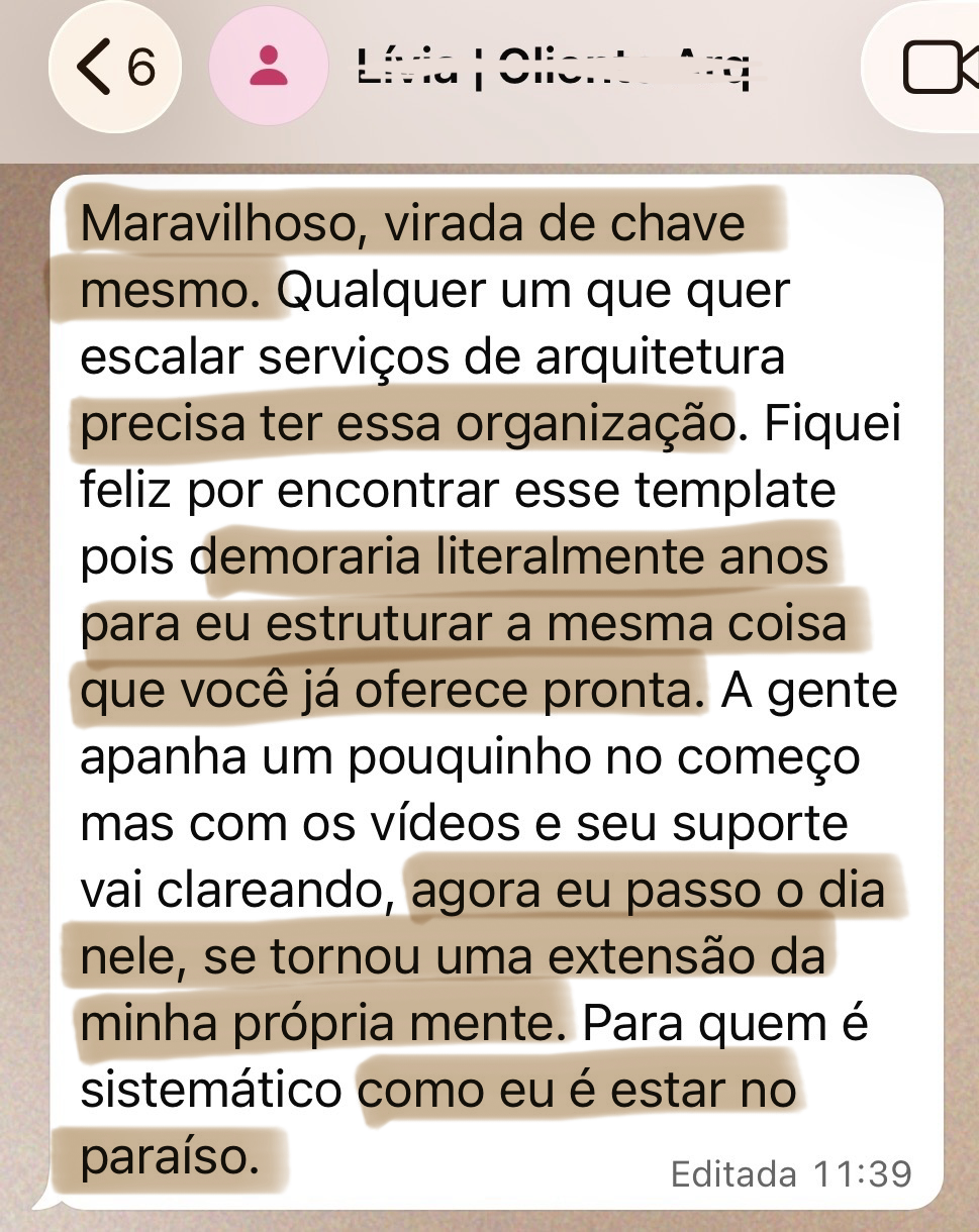 Print de depoimento de cliente do Método OGP